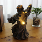 Witchwood™ Fridja Hell Messenger With Lantern Witch Decoration Lantern The Ghost Looking For Light Halloween Decorations