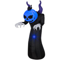 Witchwood™ Airblown Inflatables Halloween Pumpkin Head Creeper Reaper, 6'