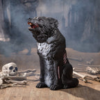 Witchwood™ Animated Zombie Wolf Halloween Decoration, Home Decor, Halloween, 1 Pieces