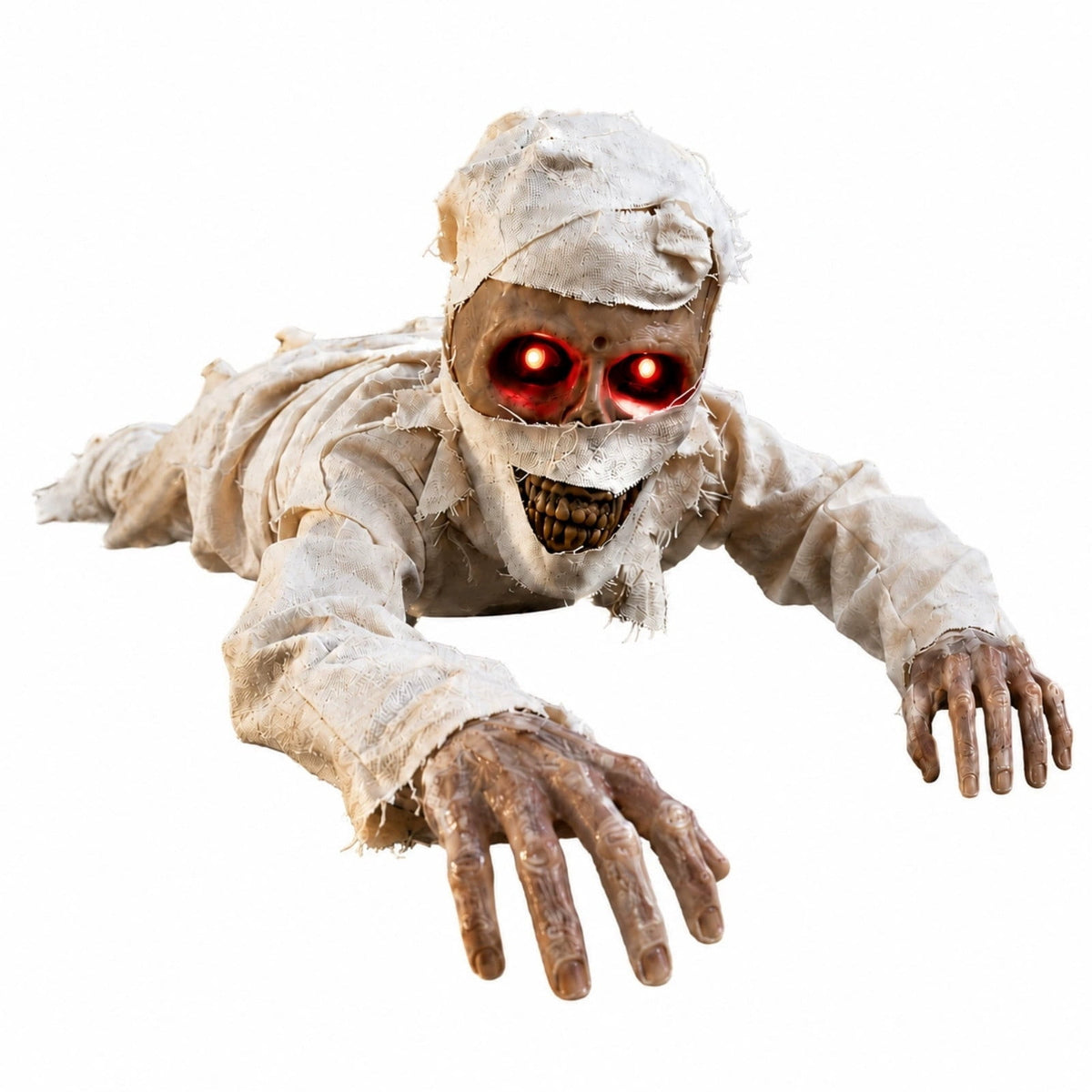Witchwood™ Clearance Halloween Decorations Skeletons, Giant Ground Breaking Skeleton with LCD Eyes, Spooky Haunted Home Halloween Decorations Outdoor for Yard, Patio & Front Porch