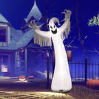 Witchwood™ Costway 12ft Inflatable Halloween Blow Up Ghost Decoration w/ Built-in LED Light
