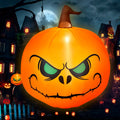 Witchwood™ Costway 4 FT Halloween Inflatable Pumpkin Large Blow up with Build-in LED Light