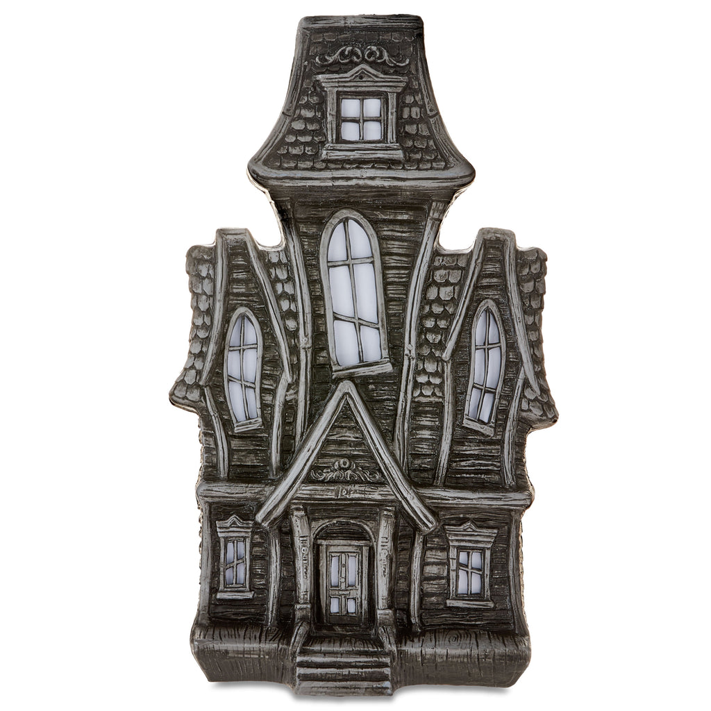 Witchwood™ Animated Haunted House 24" Plastic Indoor Halloween Decoration