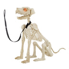 Witchwood™ 60-inch Animated Beige Skeleton Dog, Halloween Decoration