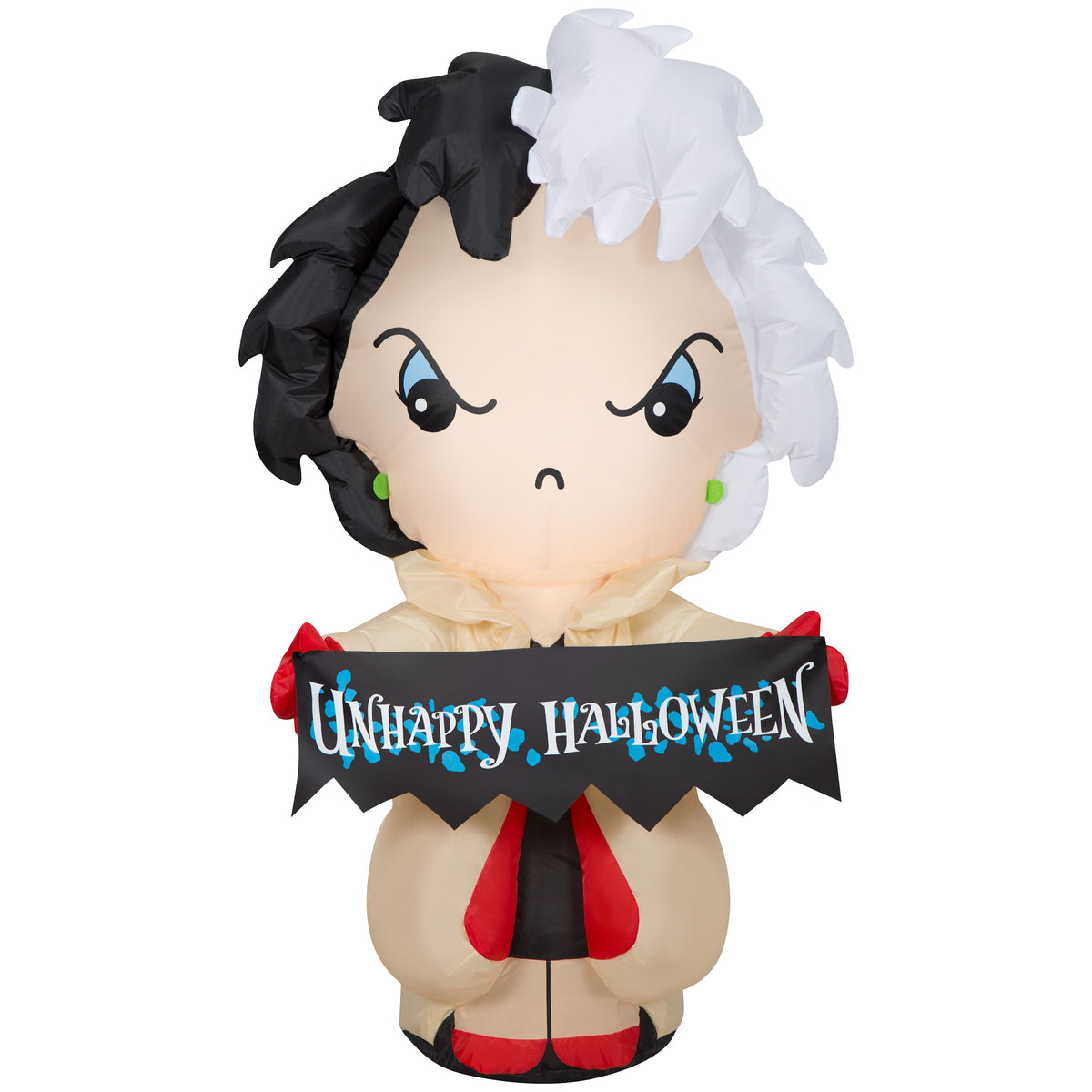 Witchwood™ Disney Cruella with "Unhappy Halloween" Banner