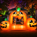 Witchwood™ 8.5FT Halloween Inflatable,Pumpkin Photo with Lights for Party Yard Decorations