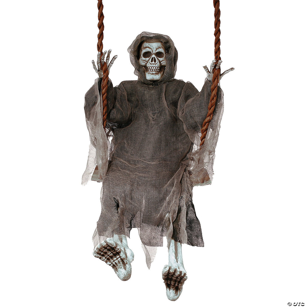 Witchwood™ Fun World Reaper On Swing Prop Halloween Decoration - 36 in