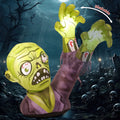 Witchwood™ Halloween Inflatable 5 FT Zombie Inflatable Shaking Hands, Zombie Inflatable Halloween Decorations Scary Halloween Blow Ups with LED Lights, Halloween Inflatables Clearance for Holiday/Party