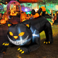 Witchwood™ Halloween Inflatable 6 FT Black Cat Inflatable Moving Head, Scary Halloween Decorations Black Cat with LED Lights Built-in, Halloween Outdoor Decorations Clearance for Holiday/Party/Yard/Garden