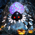 Witchwood™ Halloween Inflatable 6 FT Spider Inflatables Outdoor Decorations with Magic Light, Scary Inflatable Halloween Spider Blow Up Spider, Halloween Blow Up Decorations Outside Clearance for Holiday