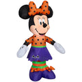 Witchwood™ 3.5 Ft Minnie Mouse Polka Dot Bat Costume Halloween Airblown Inflatable Disney Halloween Decor