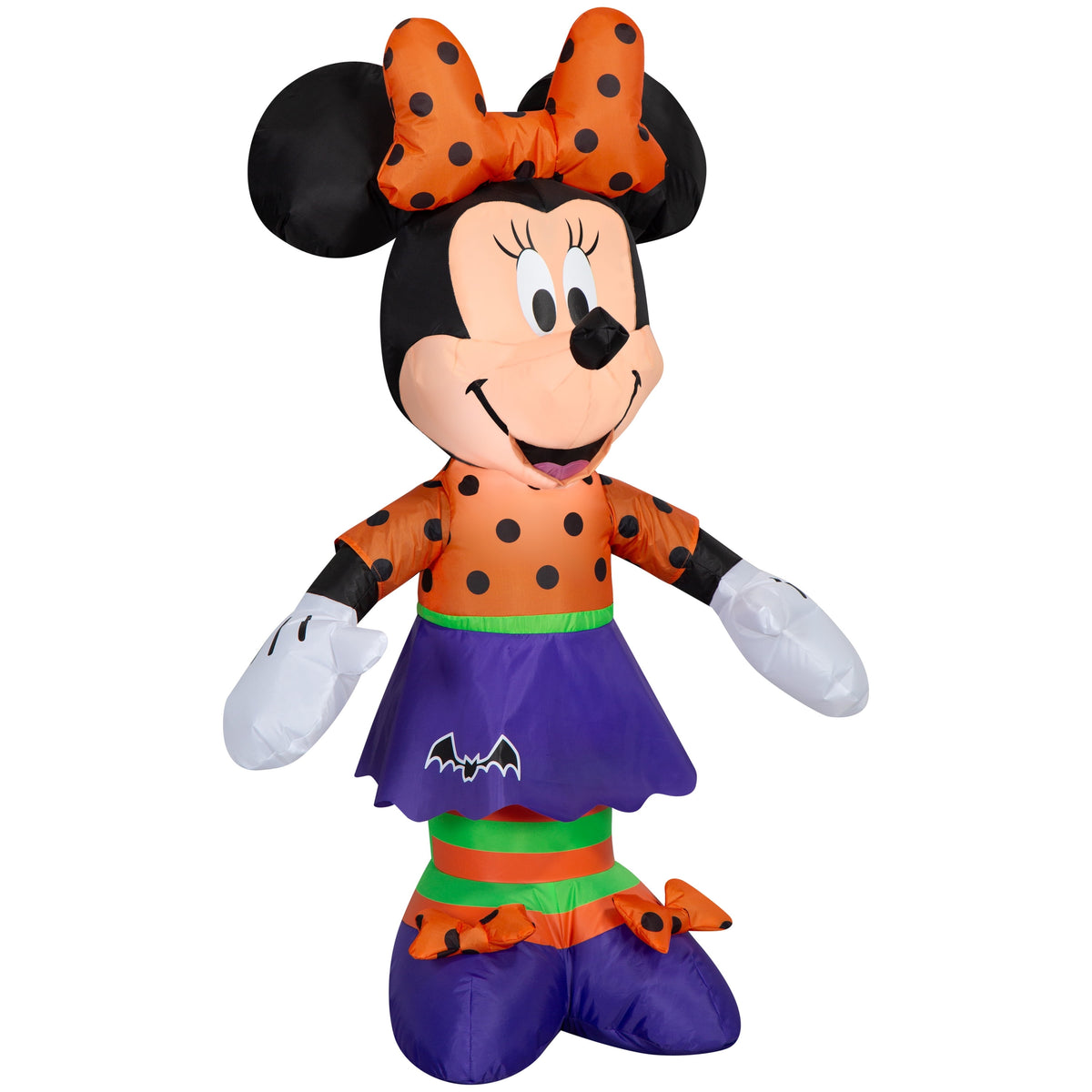 Witchwood™ 3.5 Ft Minnie Mouse Polka Dot Bat Costume Halloween Airblown Inflatable Disney Halloween Decor