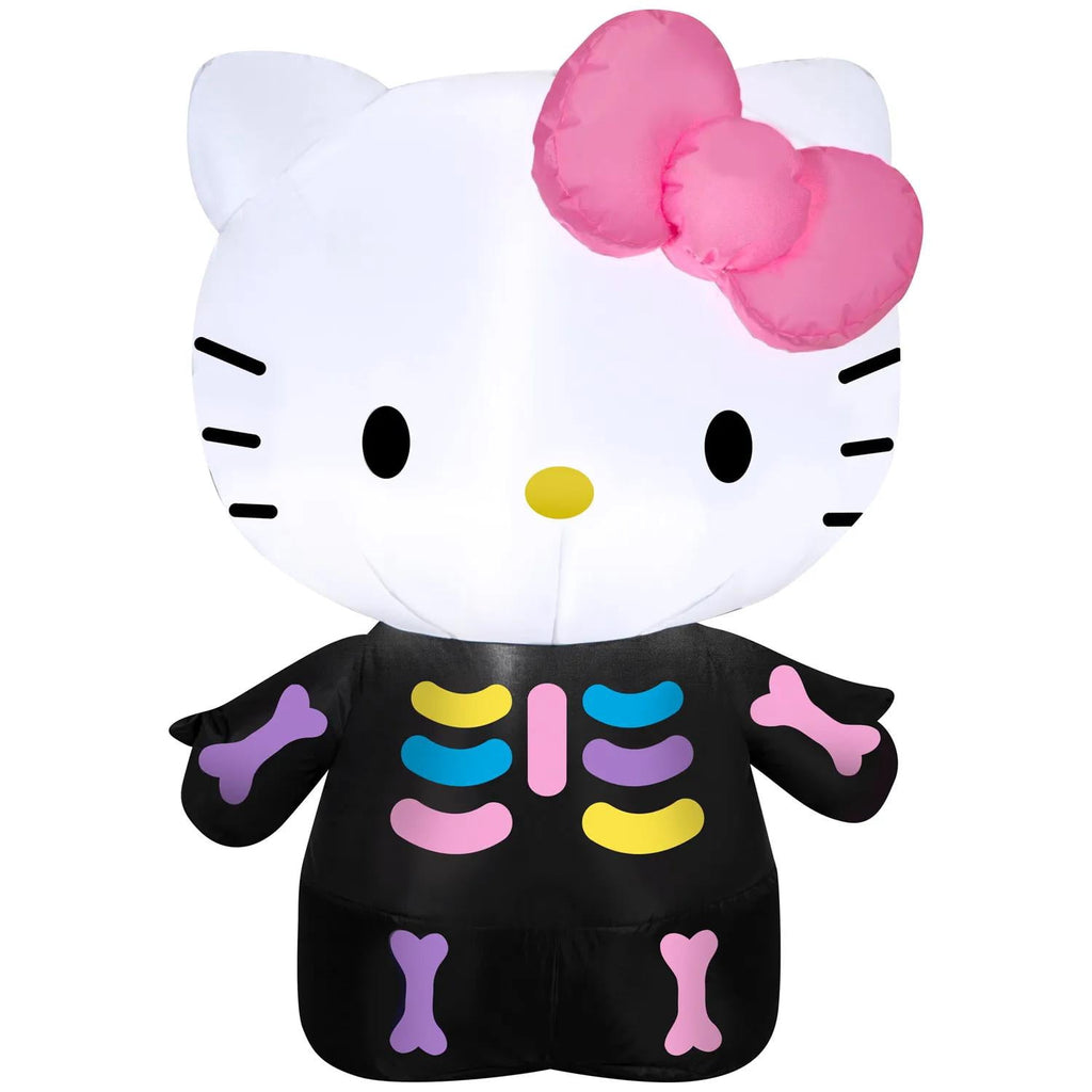 Witchwood™ Hello Kitty Women's Neon Skeleton Halloween Costume Inflatable - Pink Small