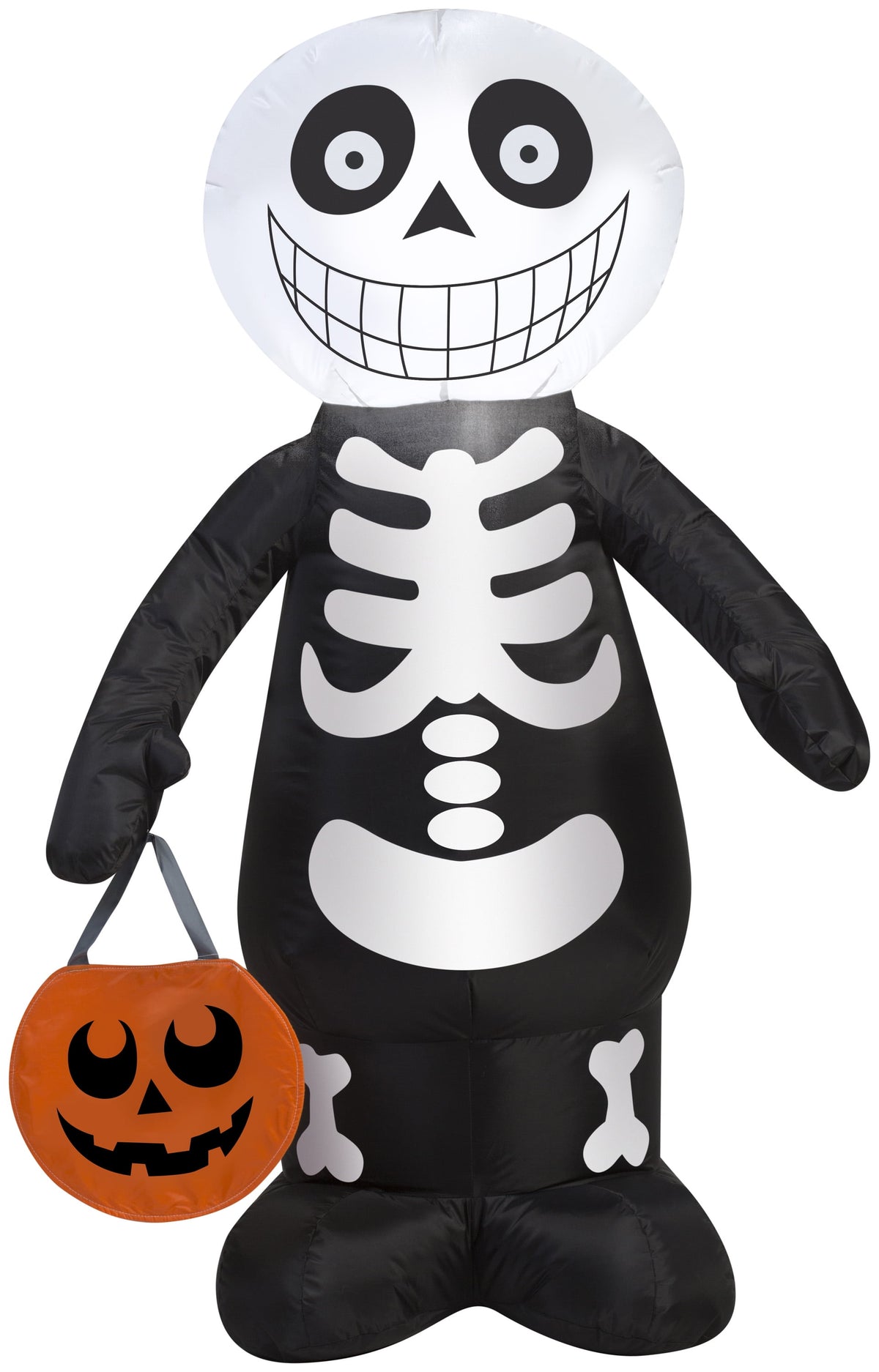 Witchwood™ Airblown Inflatable Skeleton Boy, 3.5 ft Tall, Multicolored, Halloween Yard Decoration