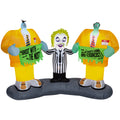 Witchwood™ Halloween Inflatable Beetlejuice Scene, 5 ft Tall, Multi