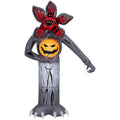 Witchwood™ Halloween Inflatable Demogorgon with Jack O' Lantern, 7 ft Tall, Multi