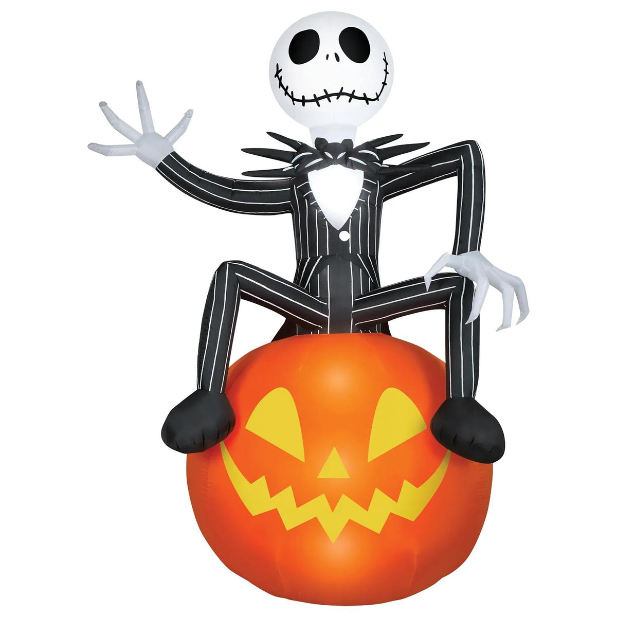Witchwood™ Disney Jack Skellington Pumpkin Inflatable Halloween Giant - Orange One Size
