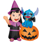 Witchwood™ Disney Lilo and Stitch Pumpkin Halloween Inflatable Decoration - Large