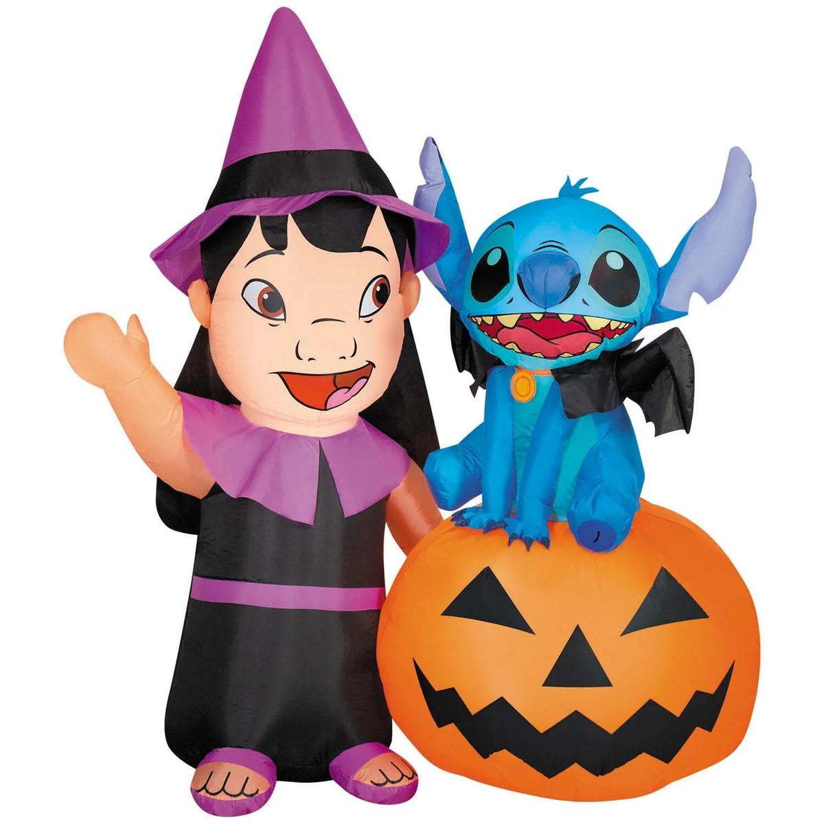 Witchwood™ Disney Lilo and Stitch Pumpkin Halloween Inflatable Decoration - Large