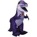 Witchwood™ Halloween Inflatable Purple Dinosaur, 3.5 ft Tall, Multi