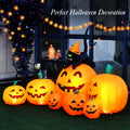 Witchwood™ Gymax Inflatable Pumpkin Combo Halloween Decoration 7.5ft Length w/ LED Lights
