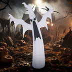 Witchwood™ HOMCOM Halloween Inflatable Ghost with LED Lights for Garden Indoor Outdoor