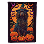 Witchwood™ Halloween Boykin Spaniel Dog House Flag 28x40IN Double-Sided Polyester Decorative Sleeve Pole Flag for Outdoor Home Garden