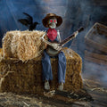 Witchwood™ 39" Animated Skeleton Playing Banjo Decoration