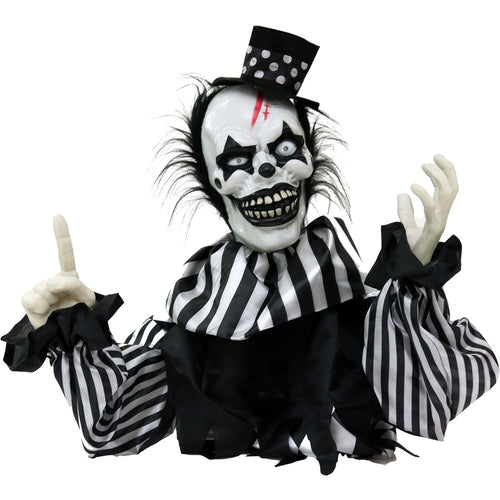 Witchwood™ 1.8 ft Groundbreaker Clown-Vile, Halloween Decoration, Multi-Color, HHFJCLOWN-2LSA
