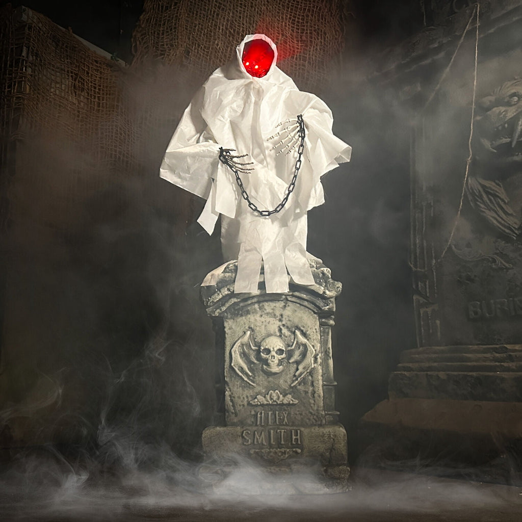 Witchwood™ 4.3 ft Touch-Activated Animated Spectre on Tomb Halloween Accessory, HHRPRTOMB-1FLSA