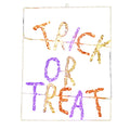 Witchwood™ CC Christmas Decor LED Lighted Trick or Treat Outdoor Halloween Decoration - 19.5"
