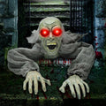 Witchwood™ Halloween Groundbreaker Halloween Decorations Zombie with Sound and Flashing Eyes,Outdoor Scary Halloween Yard Decorations