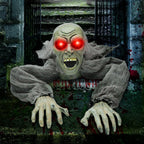 Witchwood™ Halloween Groundbreaker Halloween Decorations Zombie with Sound and Flashing Eyes,Outdoor Scary Halloween Yard Decorations
