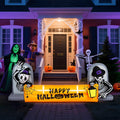 Witchwood™ 10' Halloween Inflatables Outdoor Halloween Tomb Decoration Banner Blow up Decor