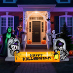 Witchwood™ 10' Halloween Inflatables Outdoor Halloween Tomb Decoration Banner Blow up Decor