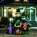 Witchwood™ 6' Halloween Inflatables Outdoor Halloween Witches Decoration Blow up Witches