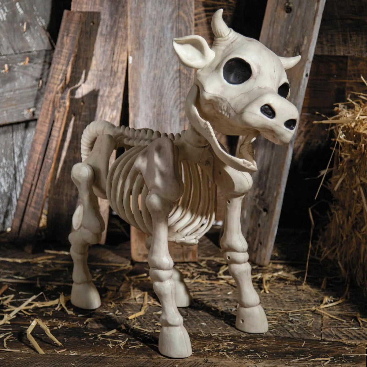 Witchwood™ 23" Standing Cow Skeleton Halloween Decoration