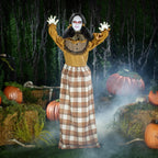 Witchwood™ 5 Ft. Standing Creepy Woman Plastic Pop-Up Halloween Decoration