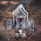 Witchwood™ Nifti Nest 26 Pcs Halloween Decorations Graveyard Tombstones, Halloween Yard Decorations, Home Outdoor Party Favors