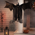 Witchwood™ LED Lighted Animated Winged Grim Reaper Halloween Decoration - 50"