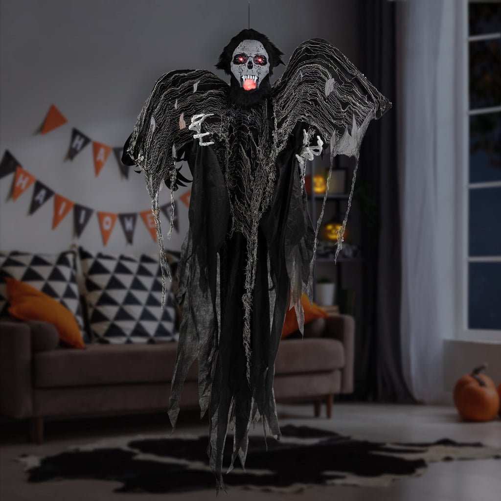 Witchwood™ Animated Hanging Zombie Vampire with Lights and Sound Halloween Decoration - 5'