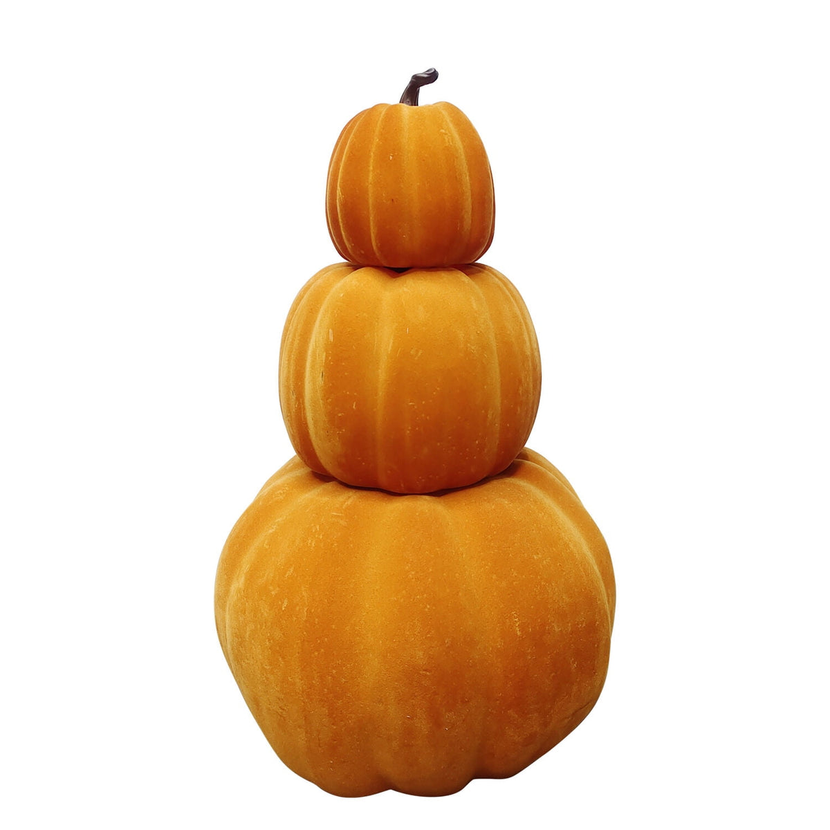 Witchwood™ Pumpkin Stack Orange Halloween & Thanksgiving Décor with Stakes, 2.4-Ft