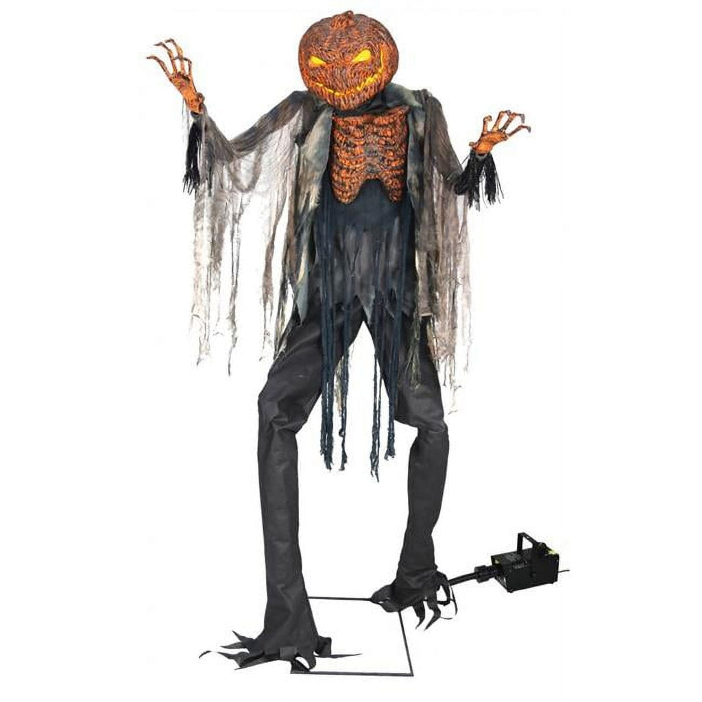 Witchwood™ 7 ft. Animated Scorched Scarecrow with Fog Machine Halloween Decoration