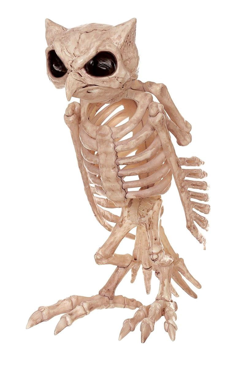 Witchwood™ USA Owl Skeleton Halloween Decoration - 13.5 in