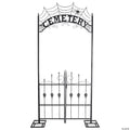 Witchwood™ Halloween Cemetery Archway Gate 8.5 Ft Haunted House Graveyard Entrance Prop
