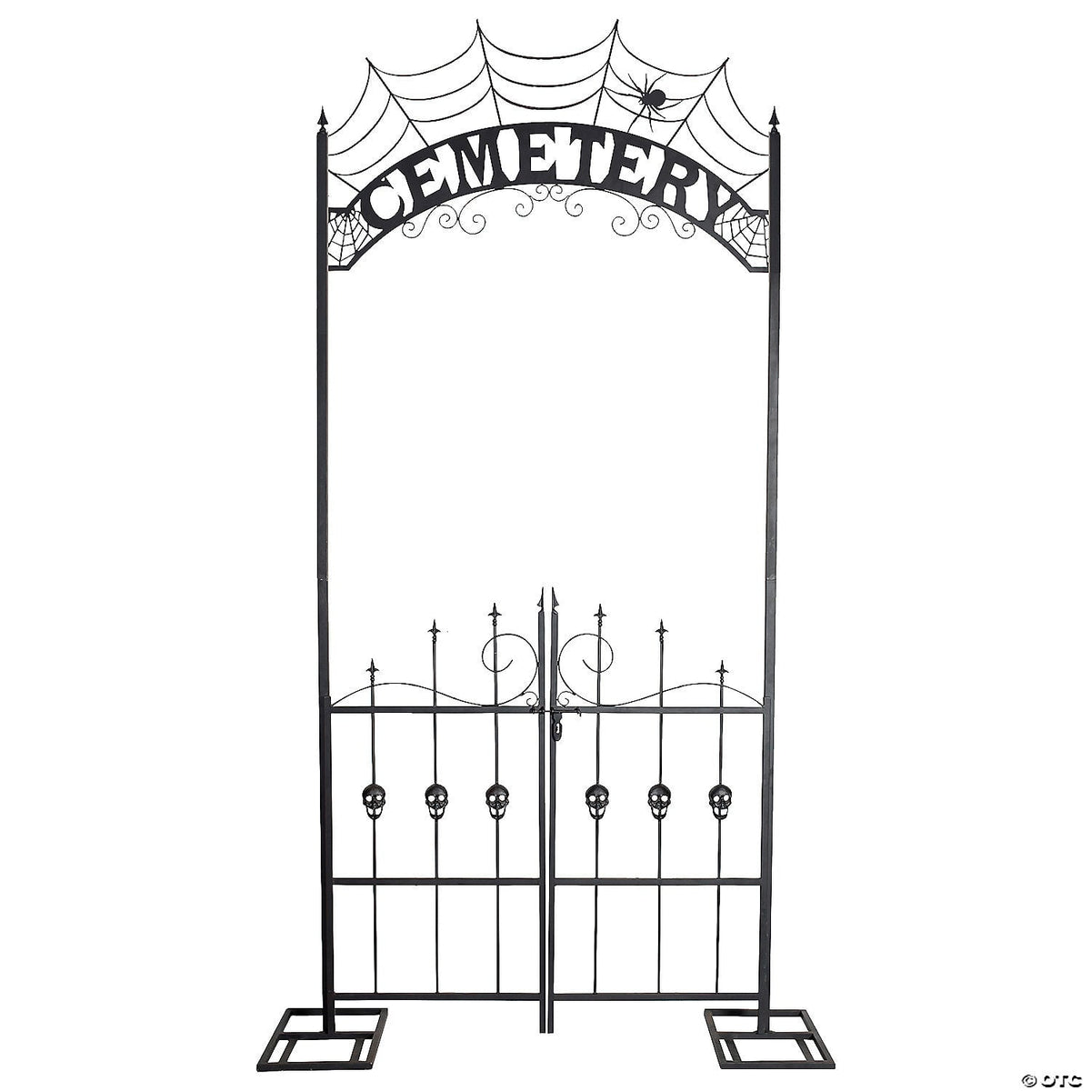 Witchwood™ Halloween Cemetery Archway Gate 8.5 Ft Haunted House Graveyard Entrance Prop