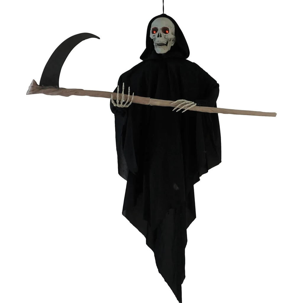 Witchwood™ Sunstar Reaper Light-Up Animated Hanging Halloween Decoration - 36 in