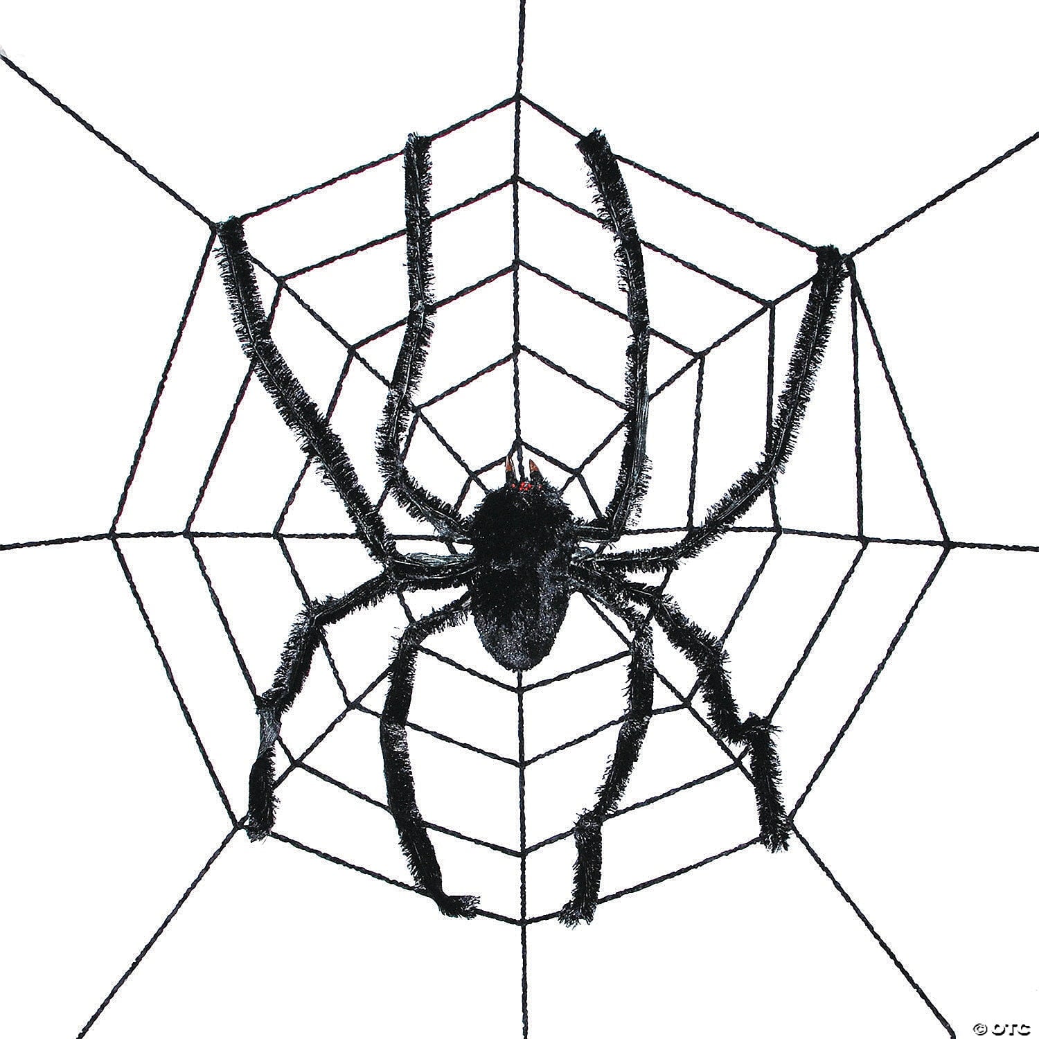 Witchwood™ Sunstar Spider Web with Spider Halloween Decoration - 8 ft