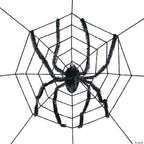 Witchwood™ Sunstar Spider Web with Spider Halloween Decoration - 8 ft