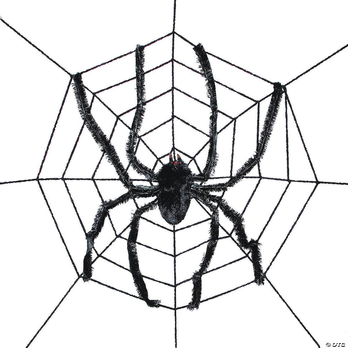 Witchwood™ Sunstar Spider Web with Spider Halloween Decoration - 8 ft